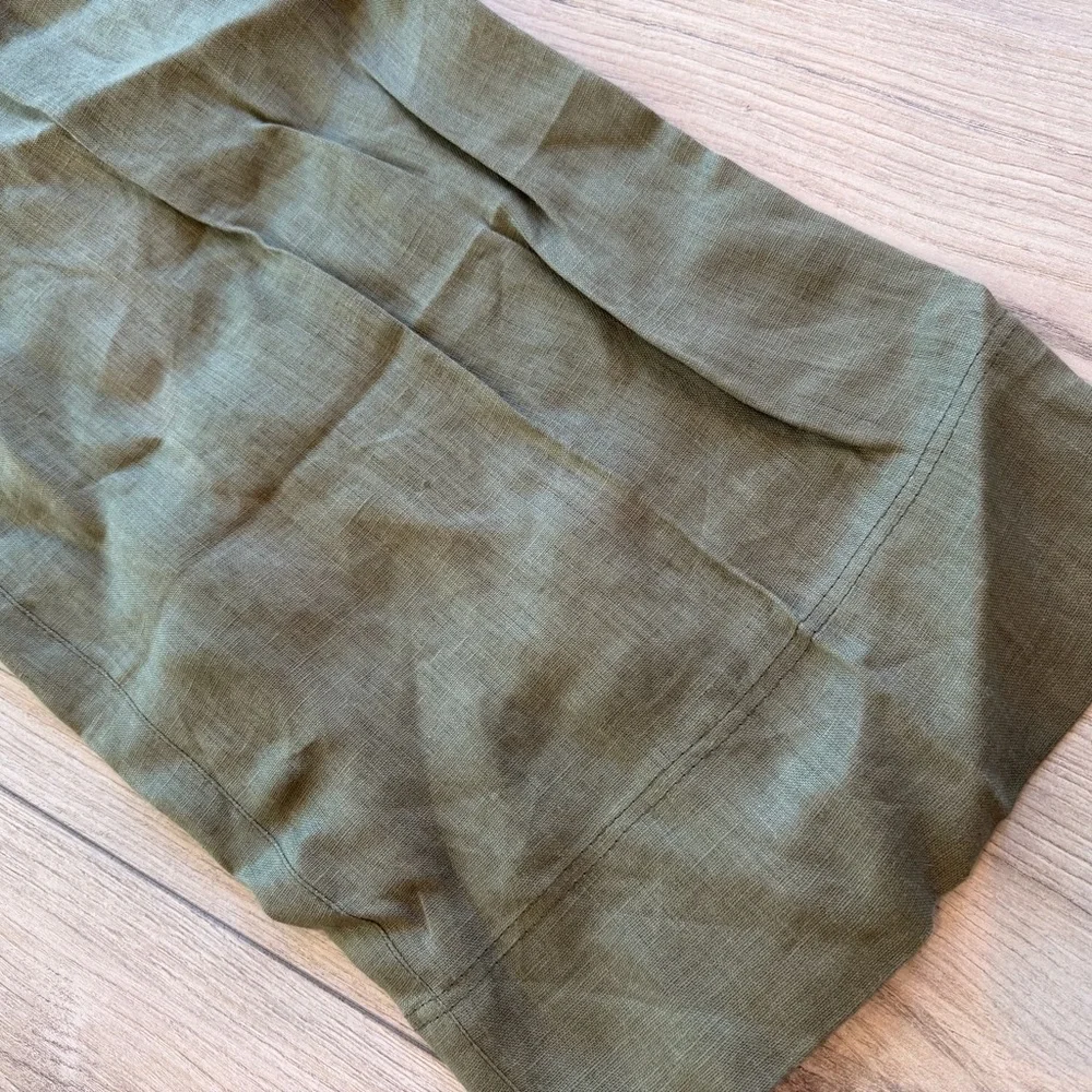 Zara Women's Olive Green Chinos - Picture 6 of 7